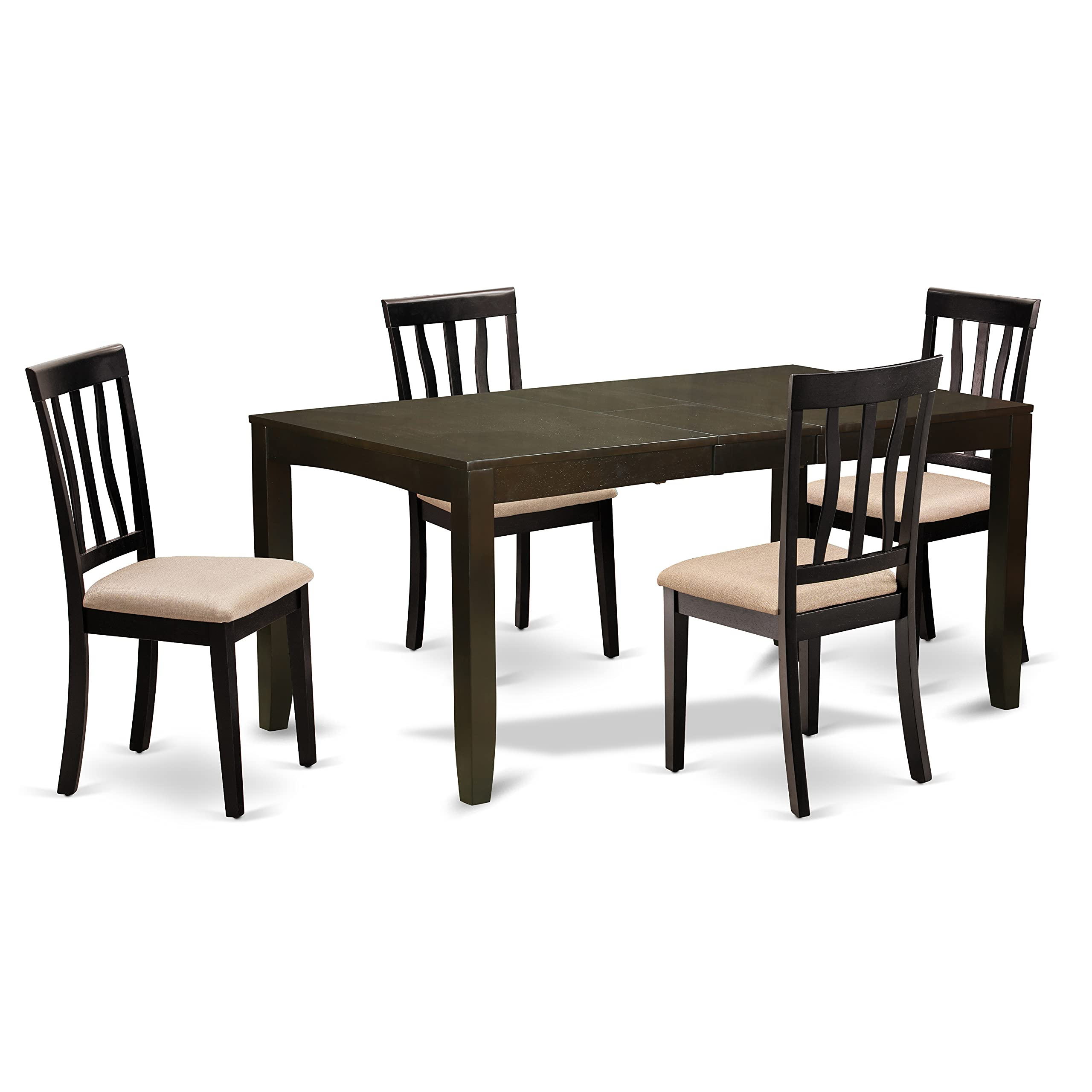 5-PC Kitchen Table Set - Kitchen Dining Table with Rectangular