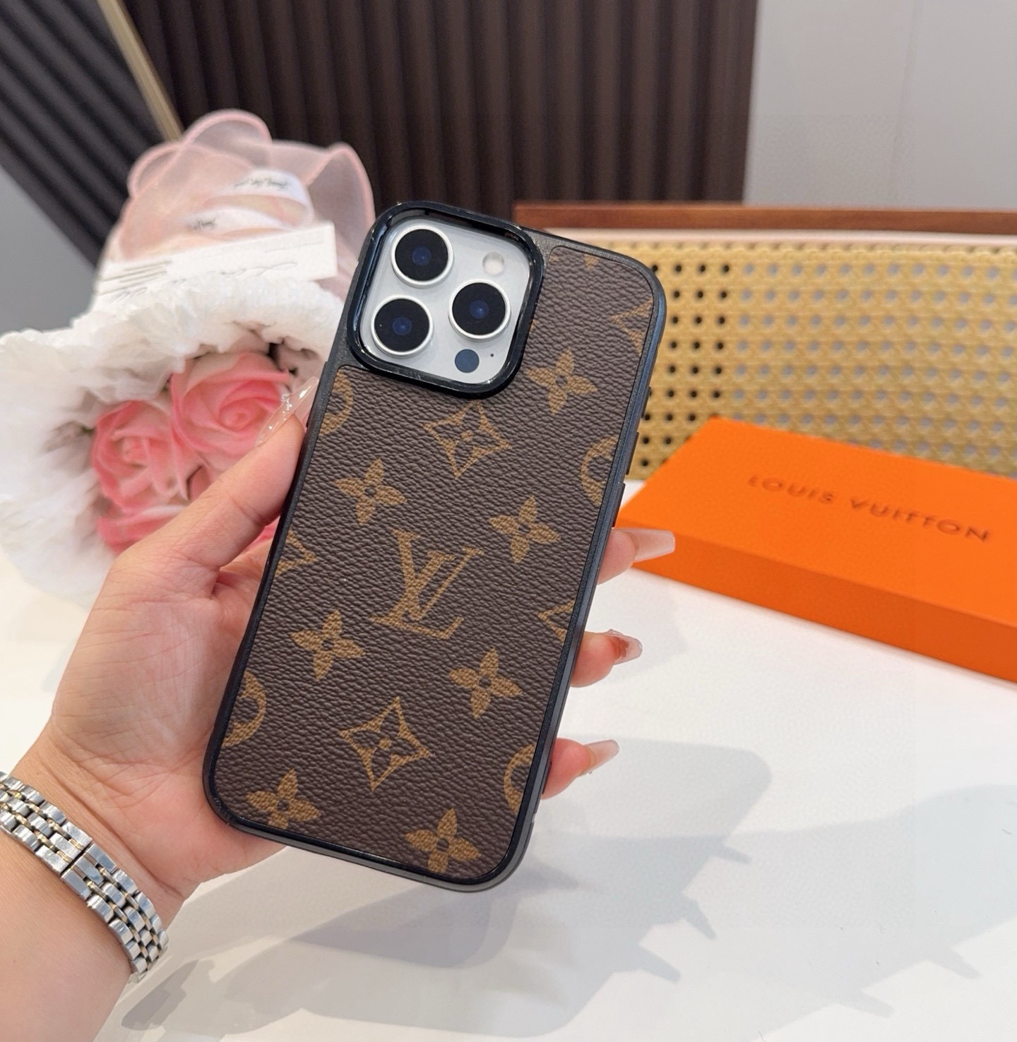LV Classic Monogram iPhone Case