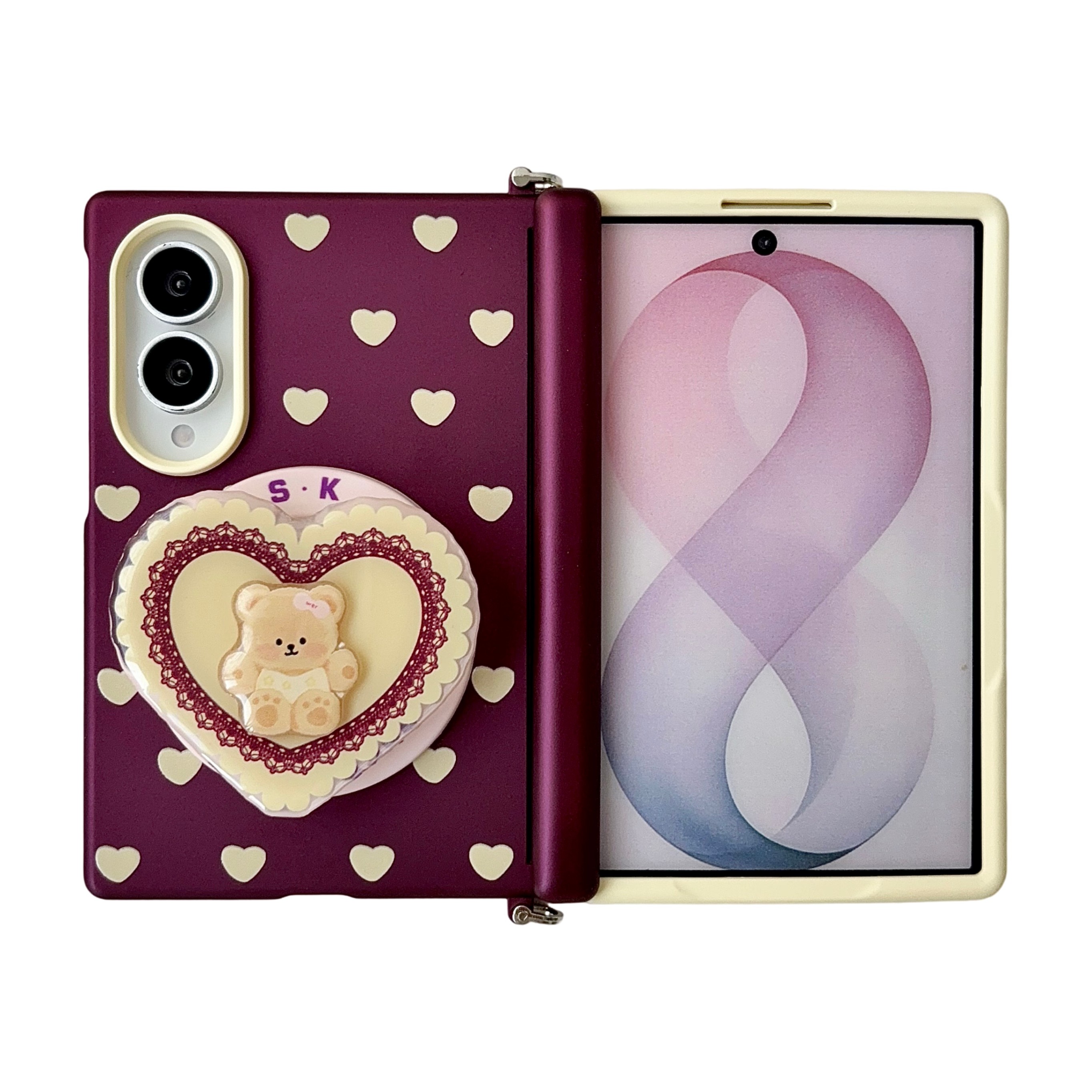 Galaxy Z Fold 8 Protective Case Magnetic - back view