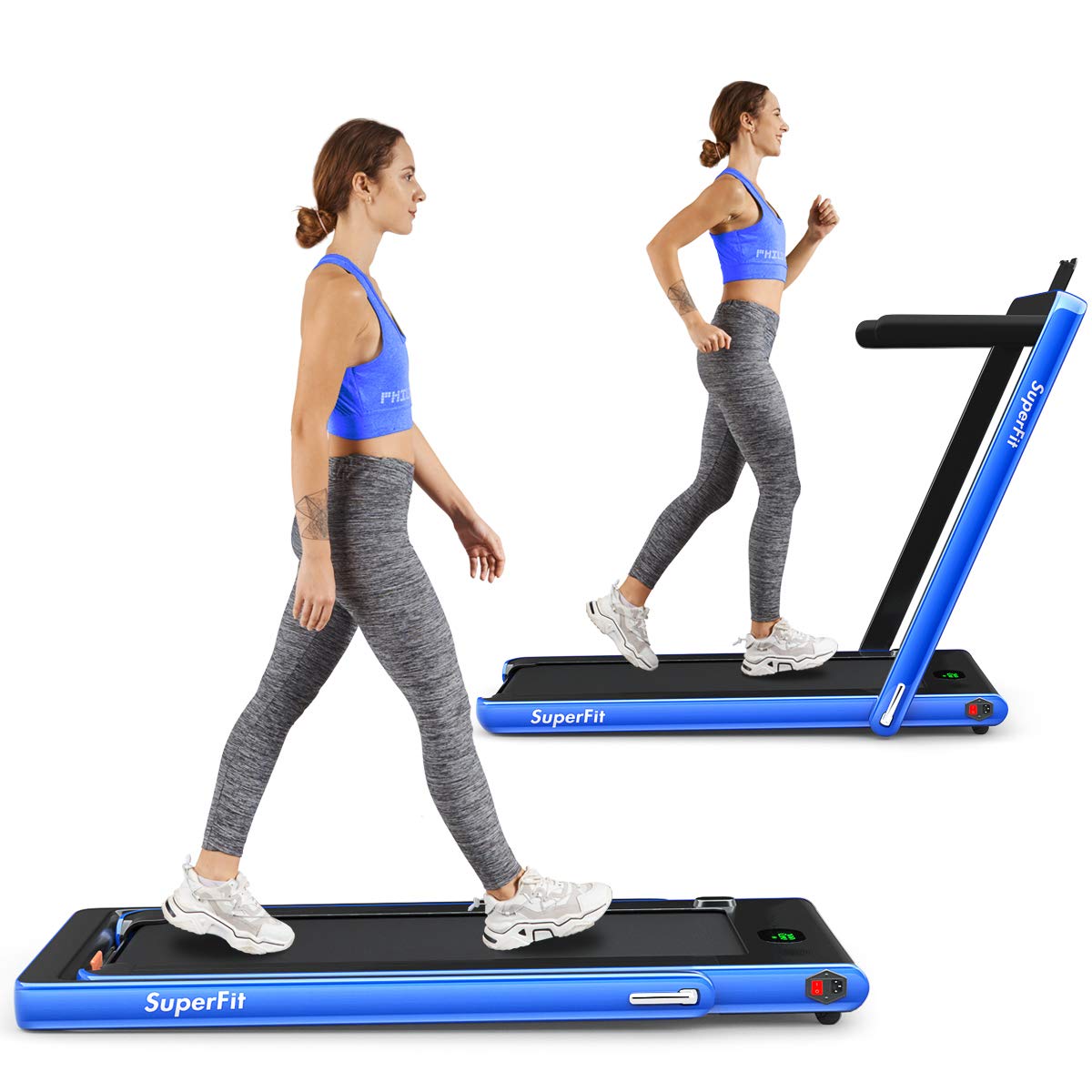 2 in 1 Folding Treadmill