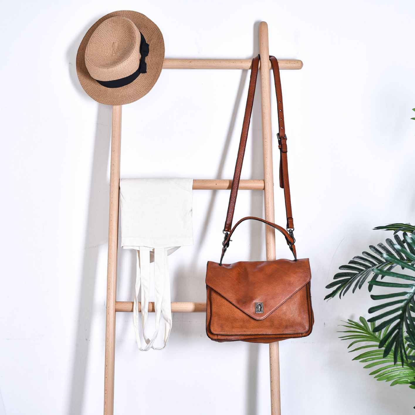Vintage Leather Messenger Bag