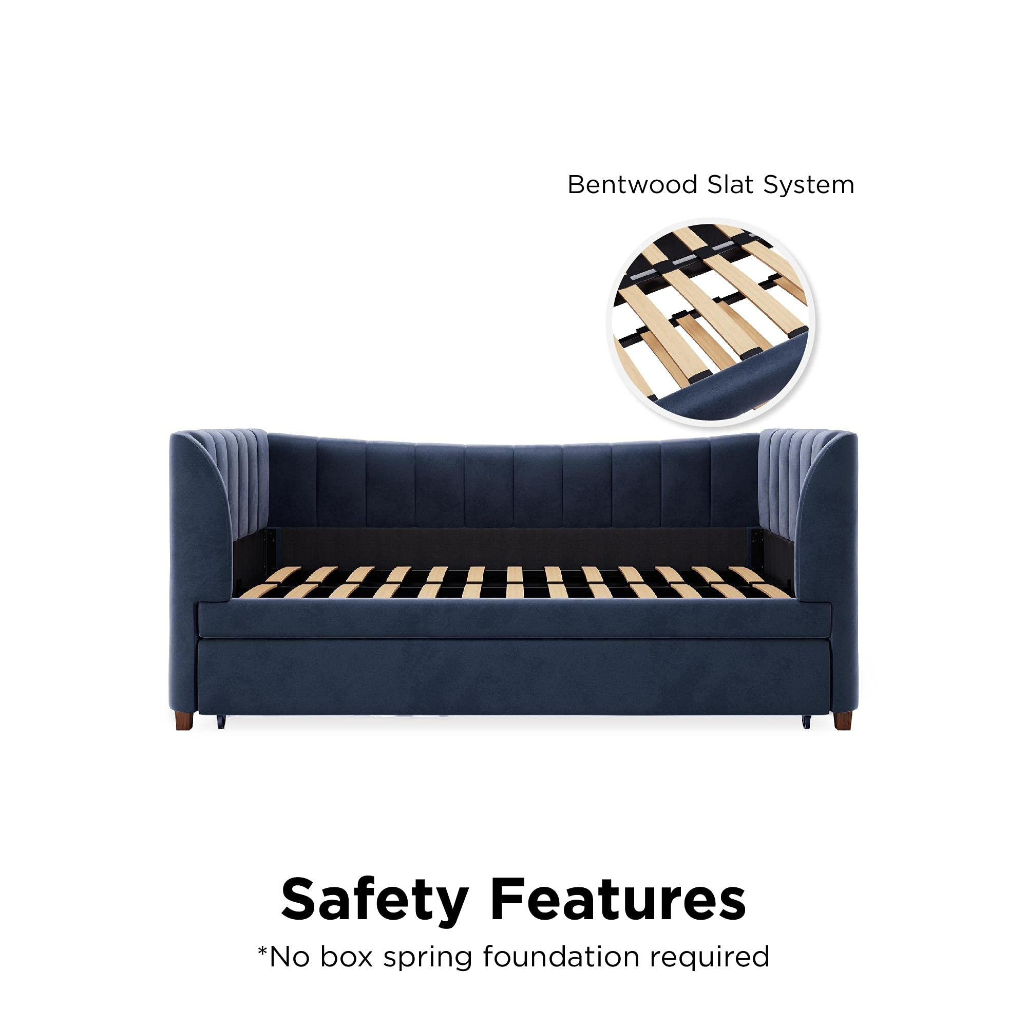 Valentina Upholstered Daybed with Trundle