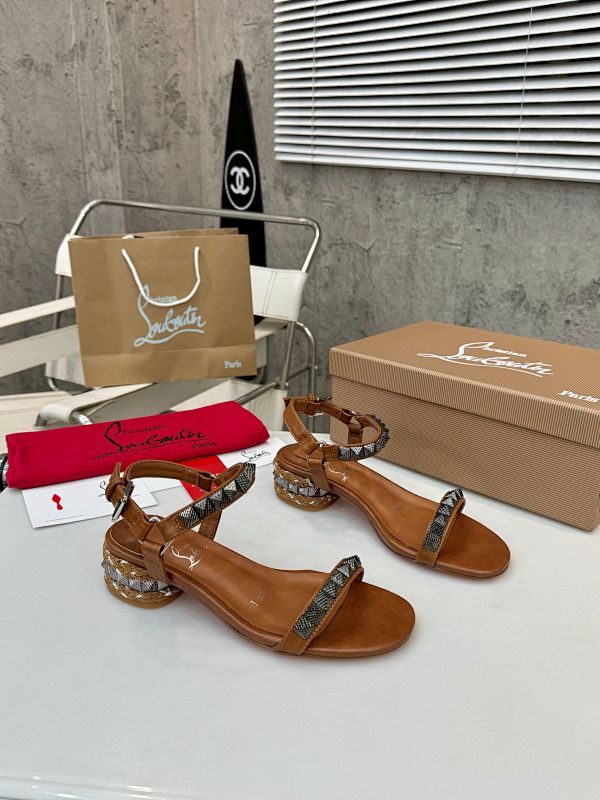 Christian Louboutin NO1012 Black Sandals