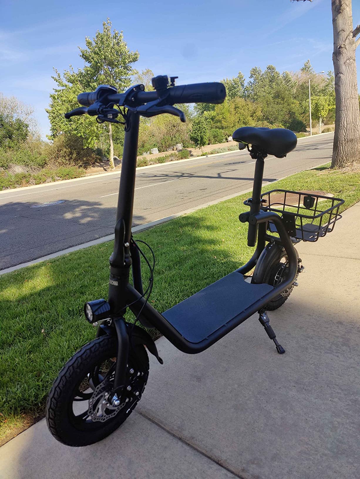Electric Scooter for Adults - Foldable Scooter with Seat