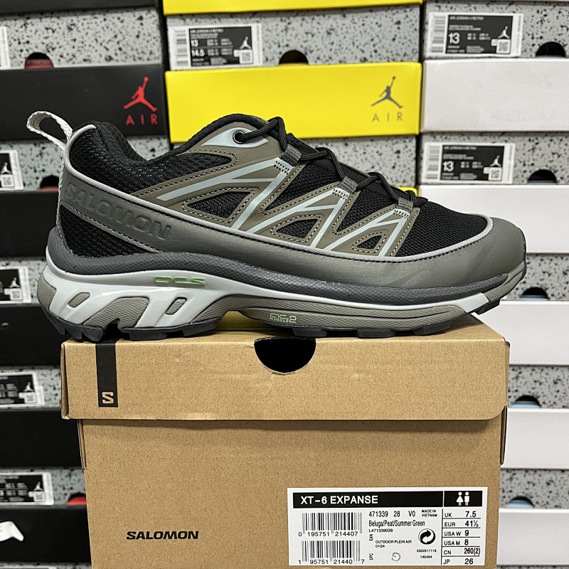 Salomon XT-6 Dark Green Black Sneakers