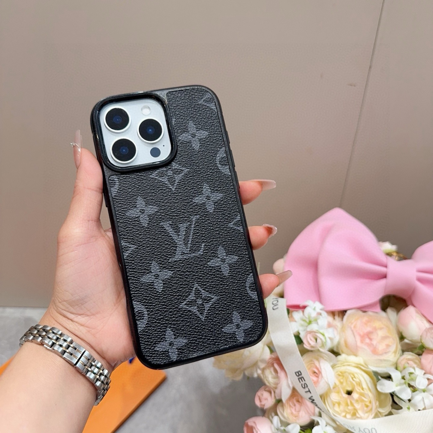 LV Classic Monogram iPhone Case