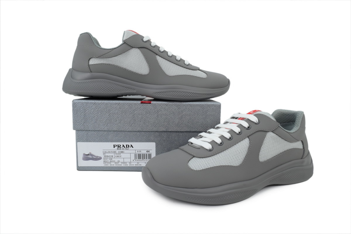 Prada America's Cup Sneakers Rubber Grey