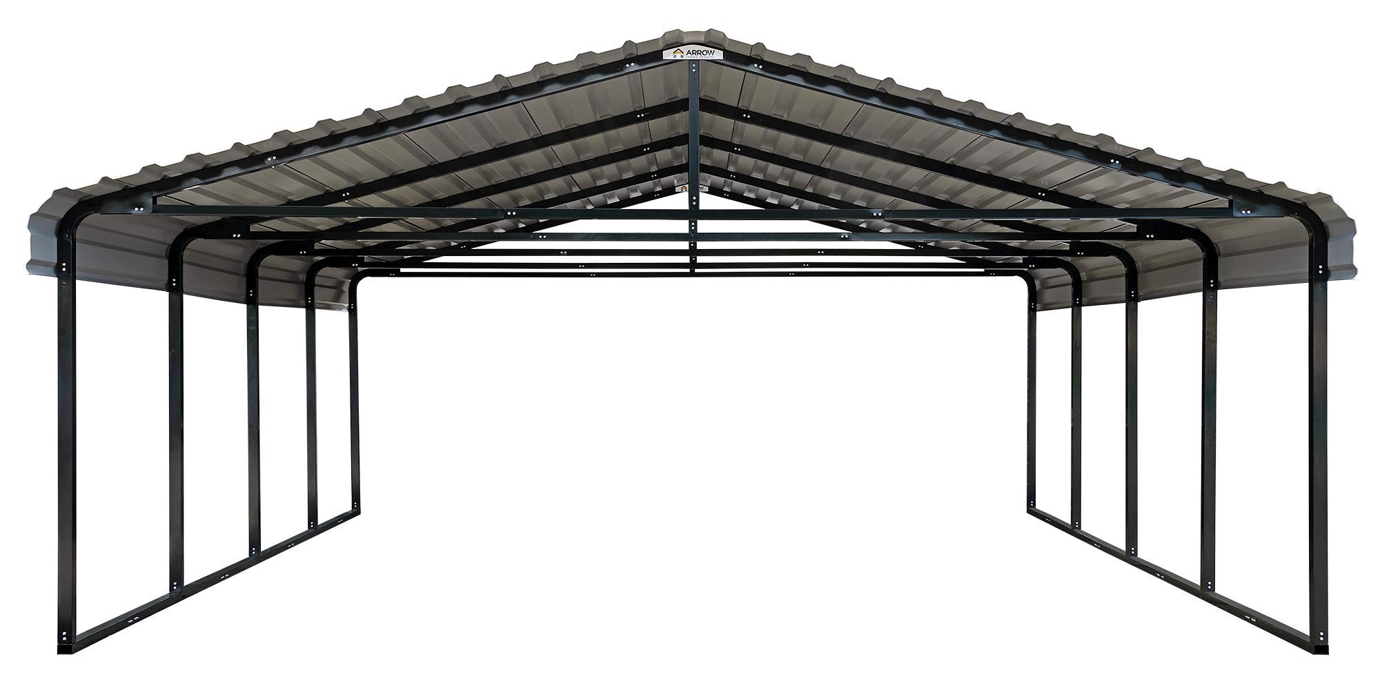 20' x 20' 29-Gauge Metal Carport with Steel Roof Panels