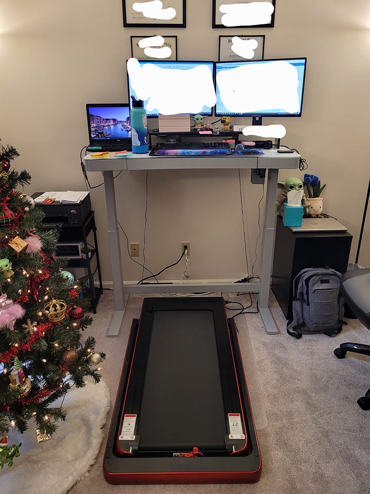 2 in 1 Folding Treadmill