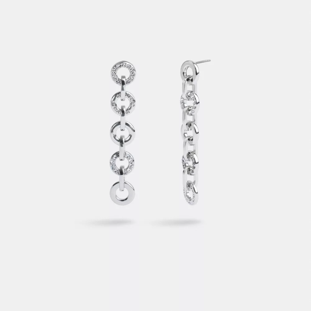 COAthtCH Open Circle Linear Earrings