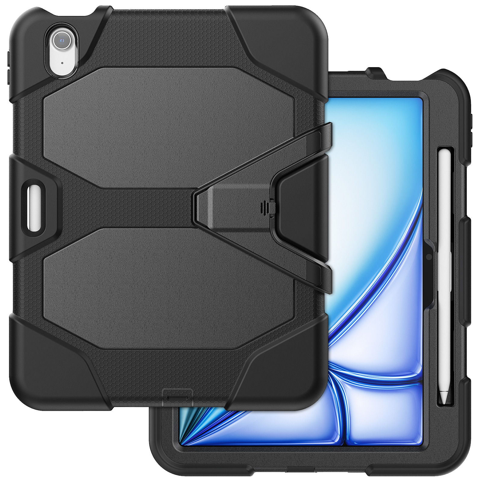 iPad Air 11 Protective Case Shockproof - back view