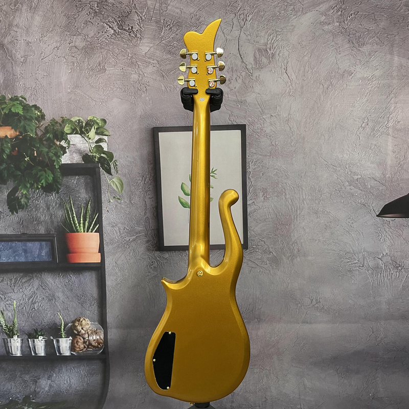 Prince Cloud Metallic Gold Body Electric Guitar SH Pickups 6 strings Top