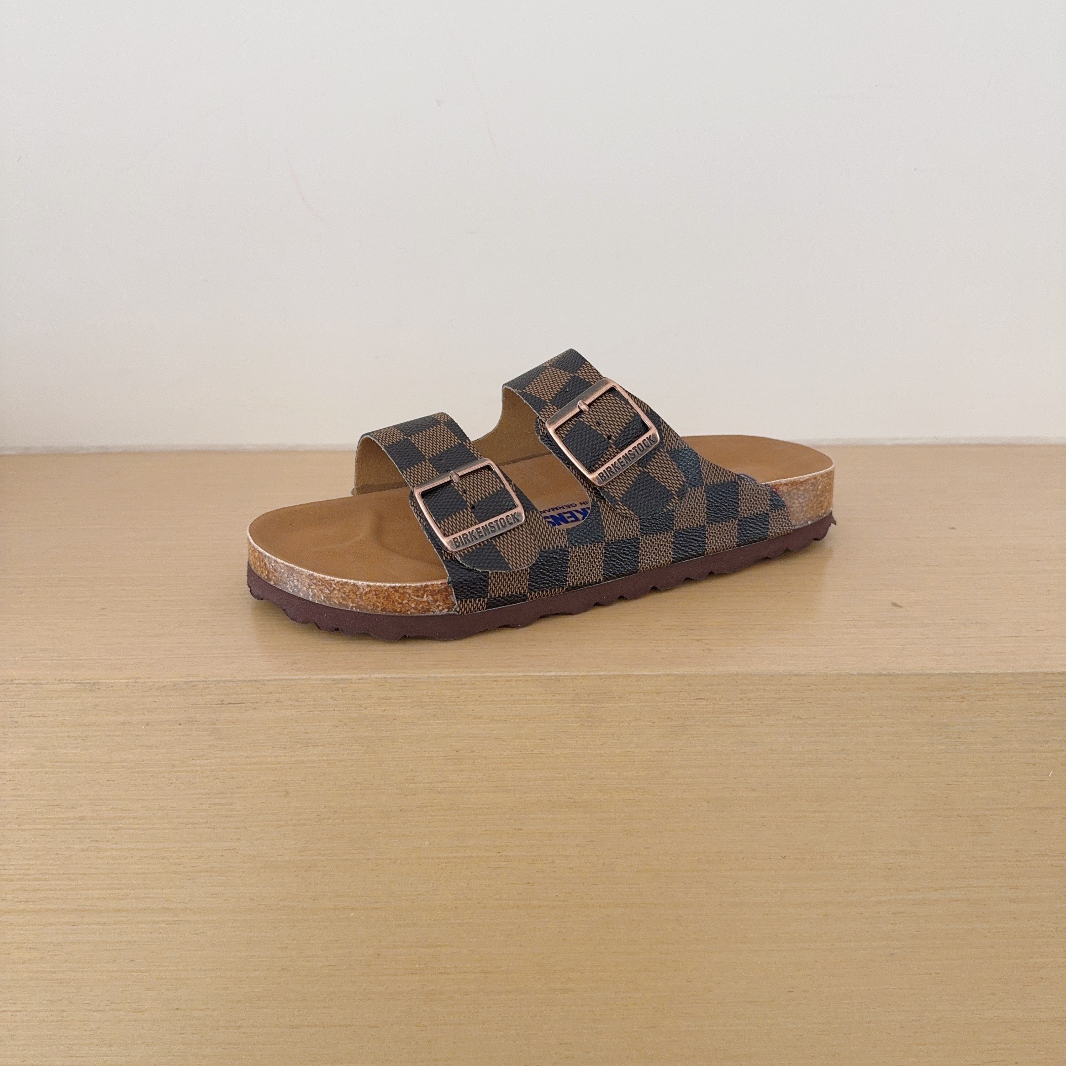 UGG Kids Checkerboard Birken-Style Two-Strap Sandals Adult And Kids