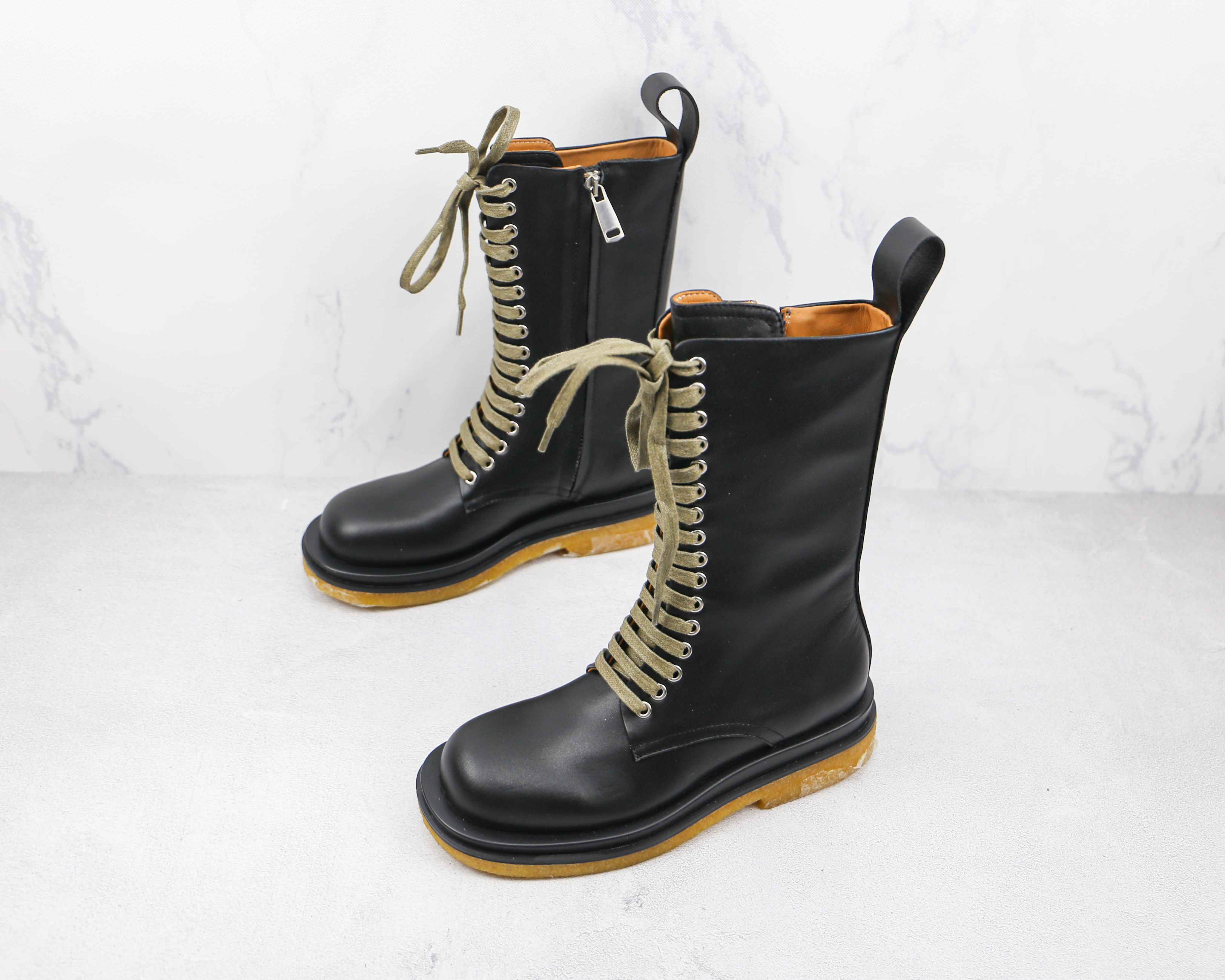 Bottega Veneta Tall Lace-Up Boots