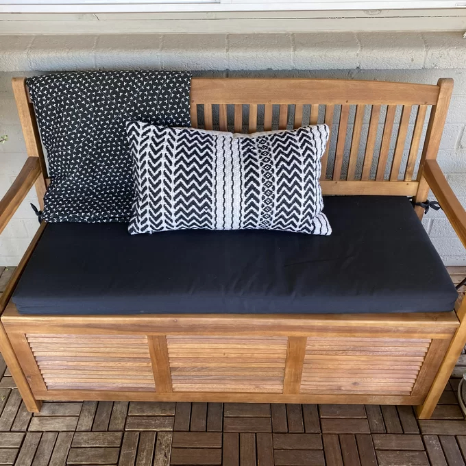 Wooden Storage Bench