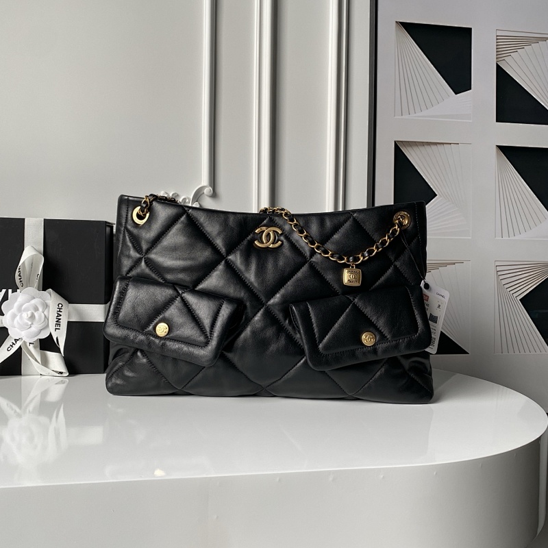 Chanel Black Twin Pouch Bag