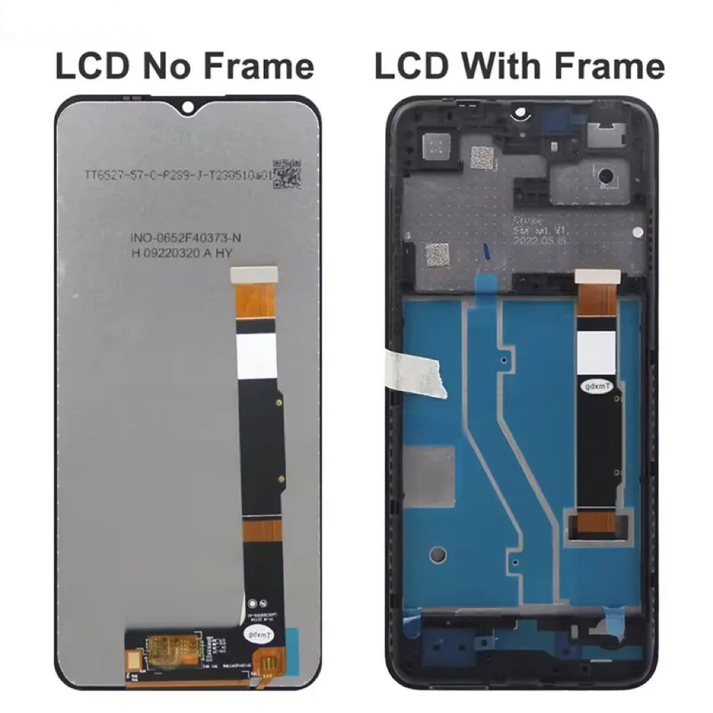 Tcl T767W LCD / OLED Screen LCD - back view