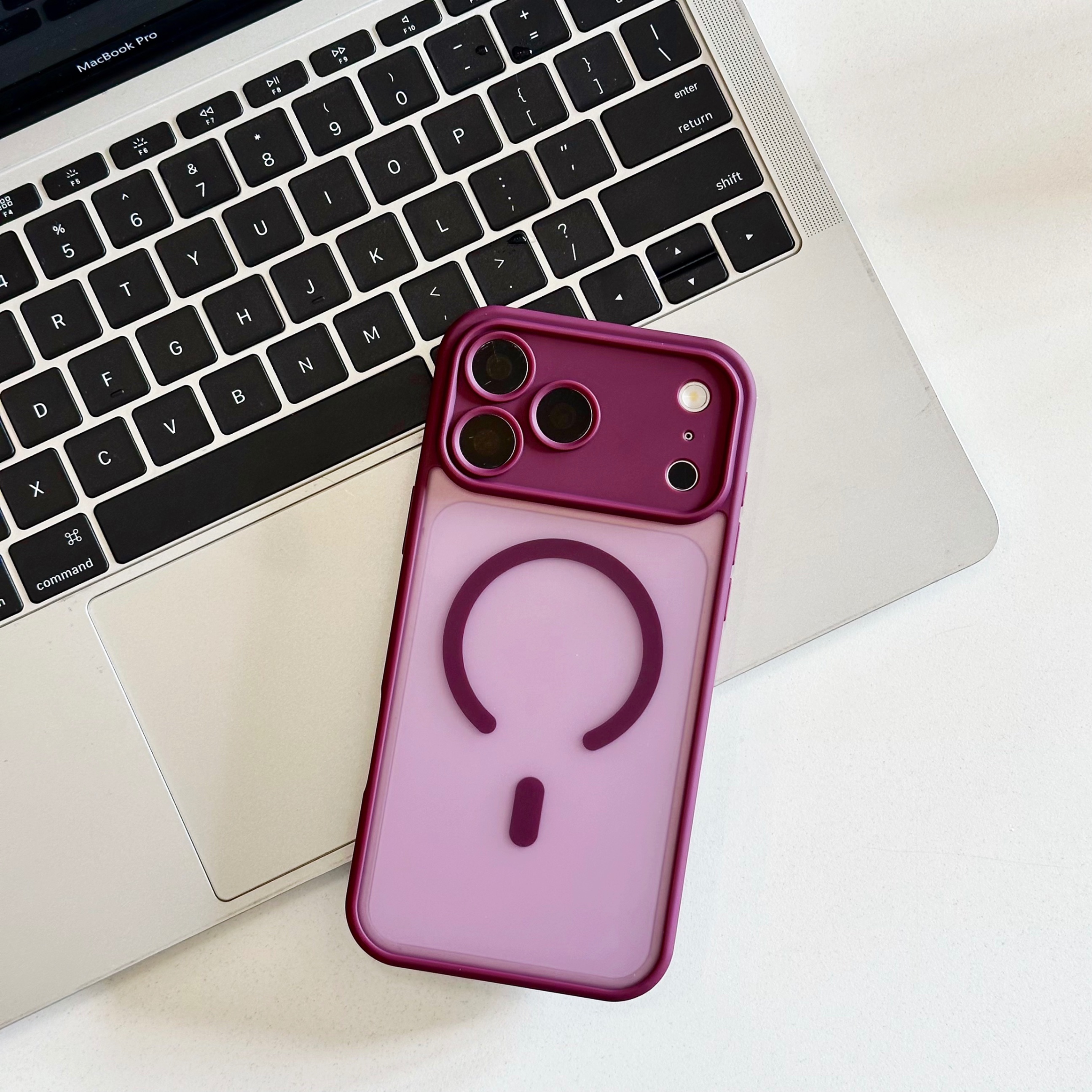 iPhone 18 Pro Max Protective Case Magnetic - back view