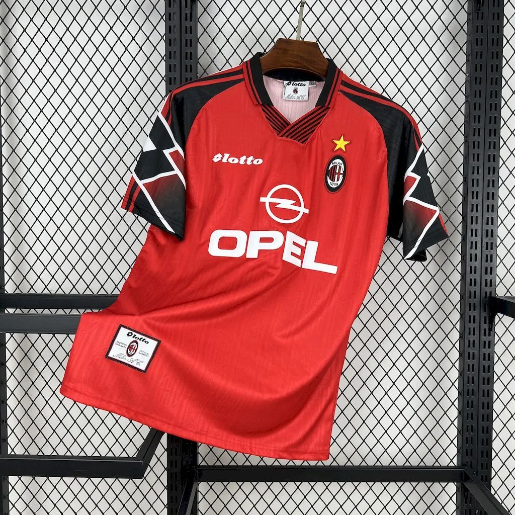 1997/98 AC Milan Lotto Away Soccer Jersey Retro CBRO MN