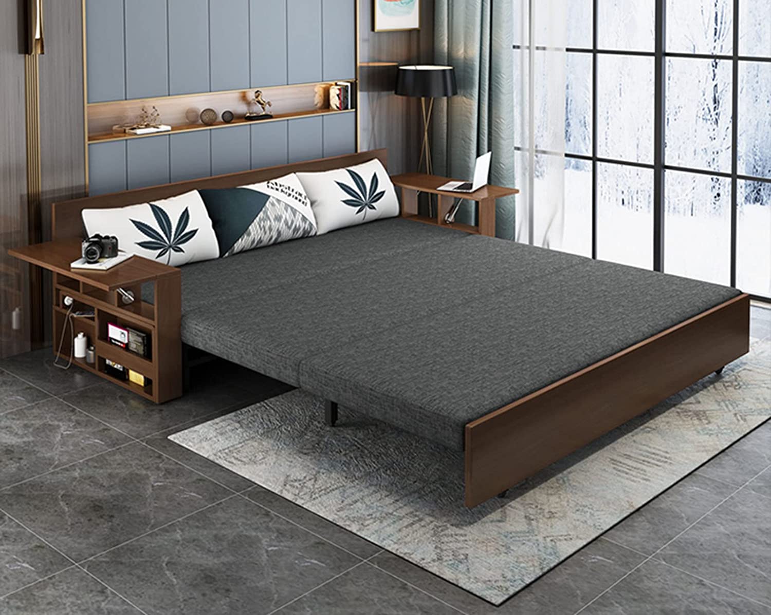 Solid Wood Sofa Bed