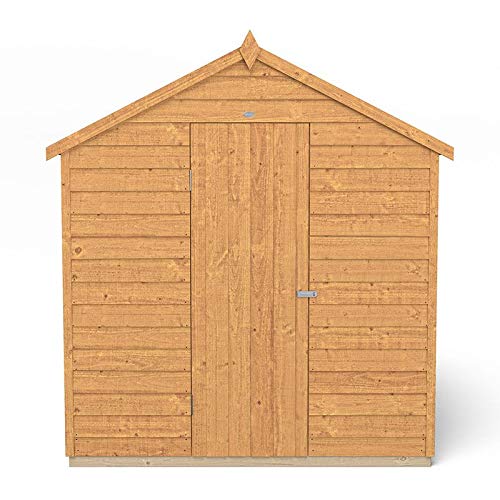 Mercia Wooden 8x6 ft Overlap Garden Shed