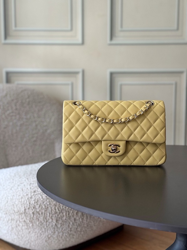Chanel Classic Flap Bag Mustard Yellow