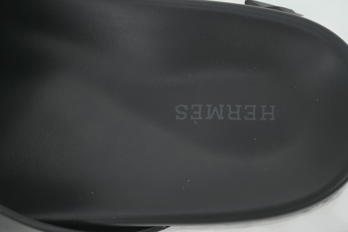 Hermes Infra Sandals Black