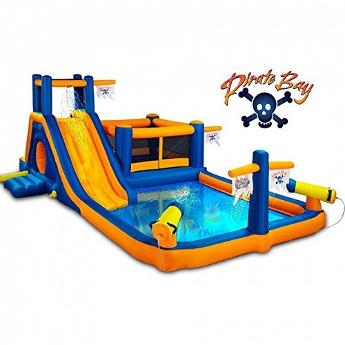 Inflatable Water Park.Large.Slide.Climbing Wall.Bounce