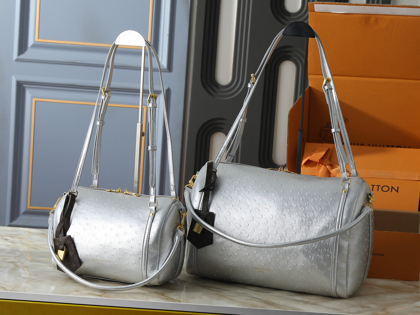 LV Speedy Soft 30（Ostrich Embossed）