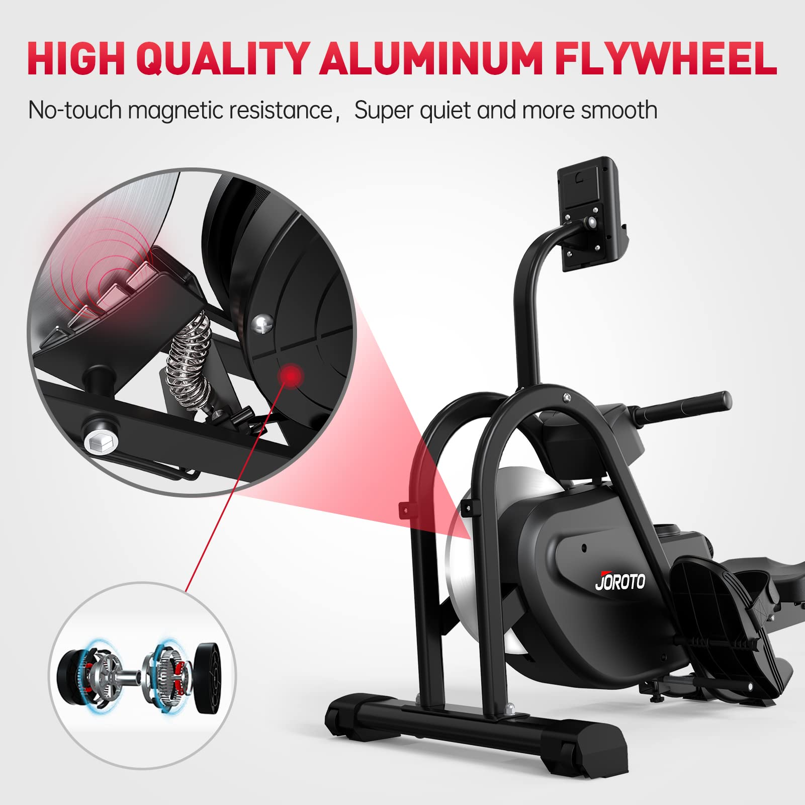 Magnetic Rower Rowing Machine with LCD Display 300LB Weight