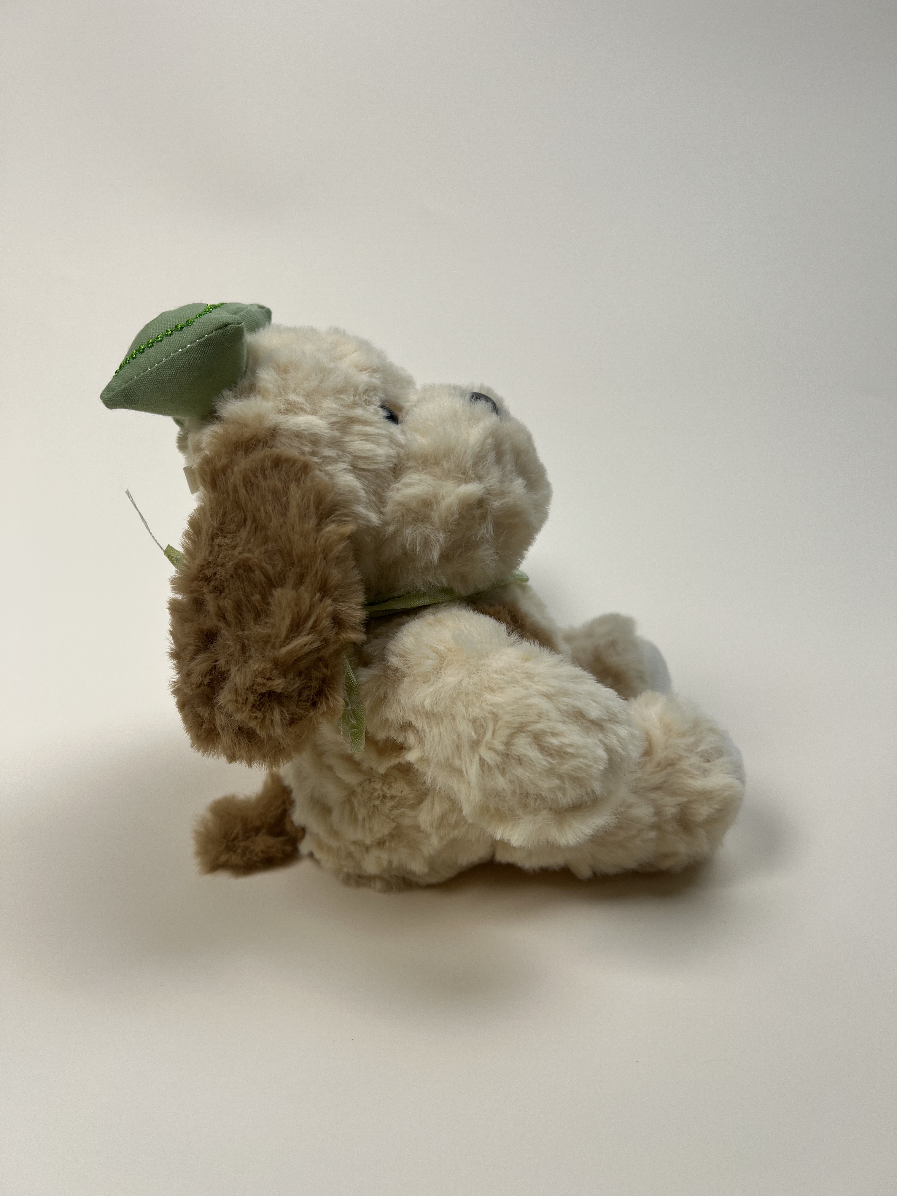 Green Bow Rural Puppy Plush Toy