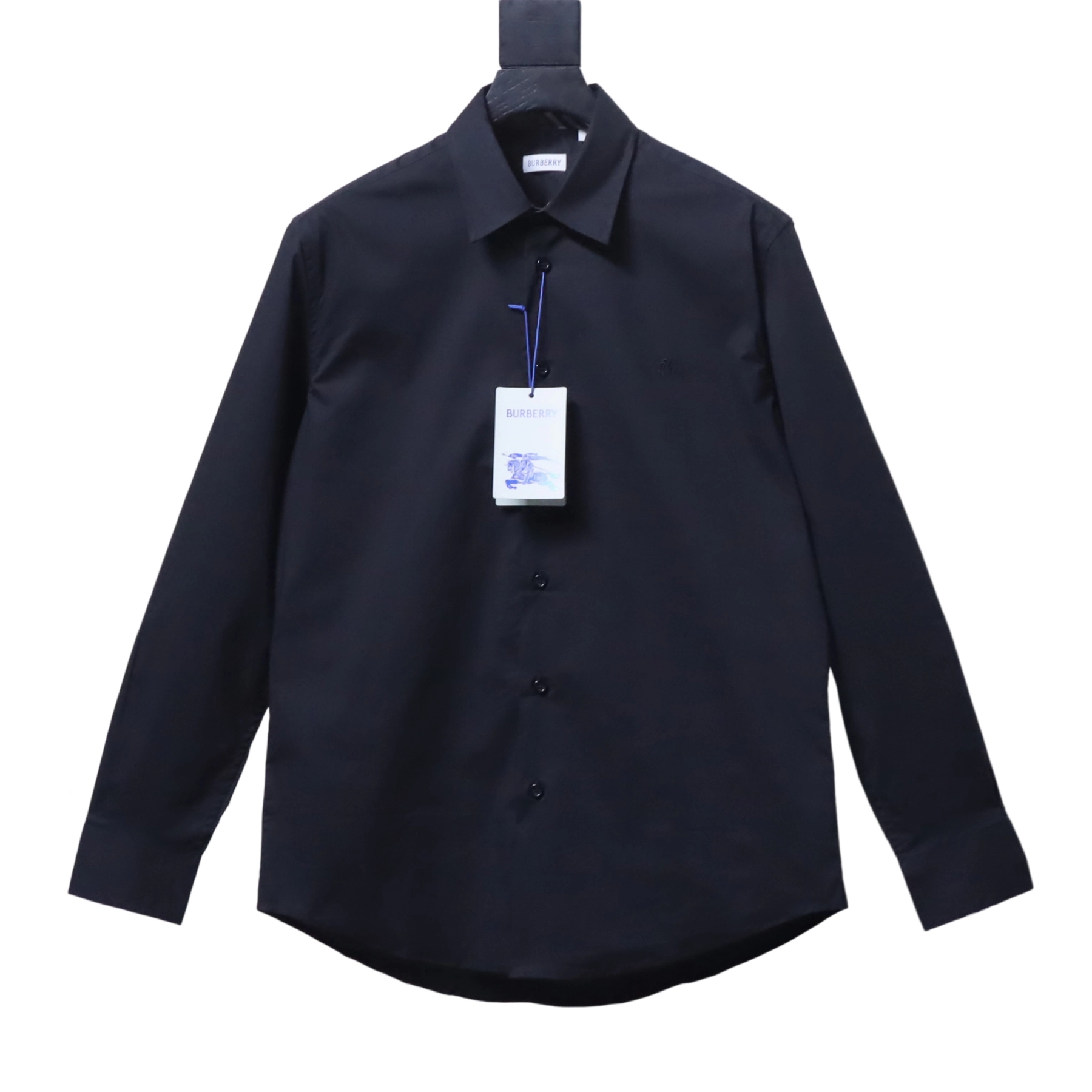 Burberry EKD-Embroidered Cotton Shirt Black