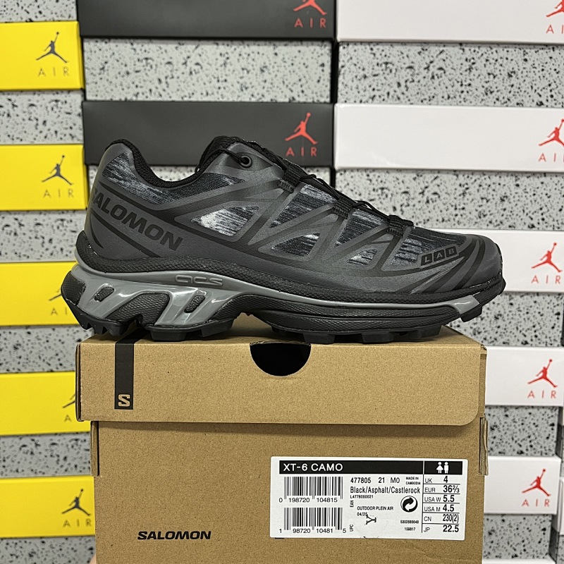 Salomon XT-6 Triple Black Edition B Sneakers