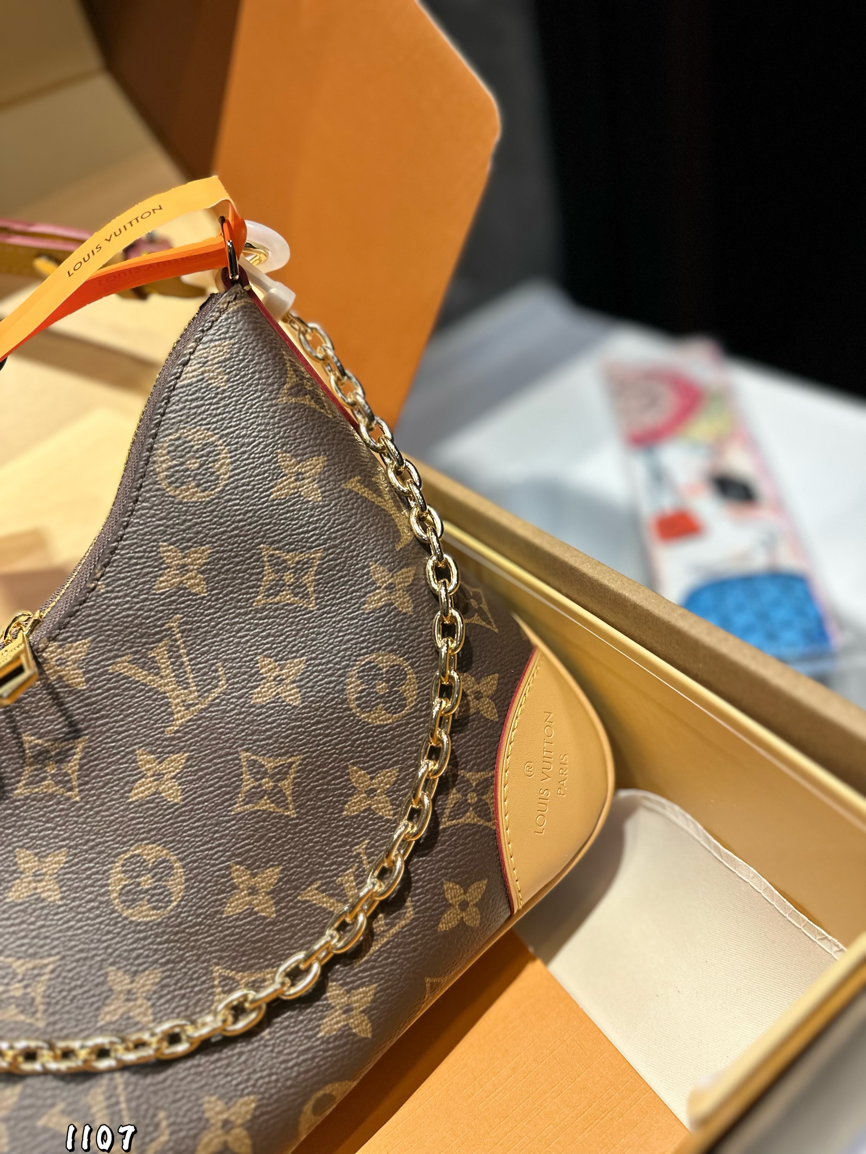 Vintage LV croissant bag