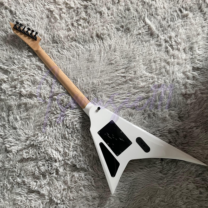 Edwards Alexi Laiho White Electric Guitar 6 String Floyd Rose Bridge