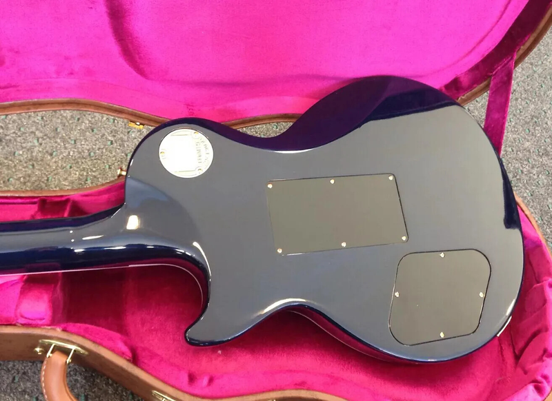 Alex Lifeson Peacock Flame Maple Electric Guitar Floyd Rose Tremolo