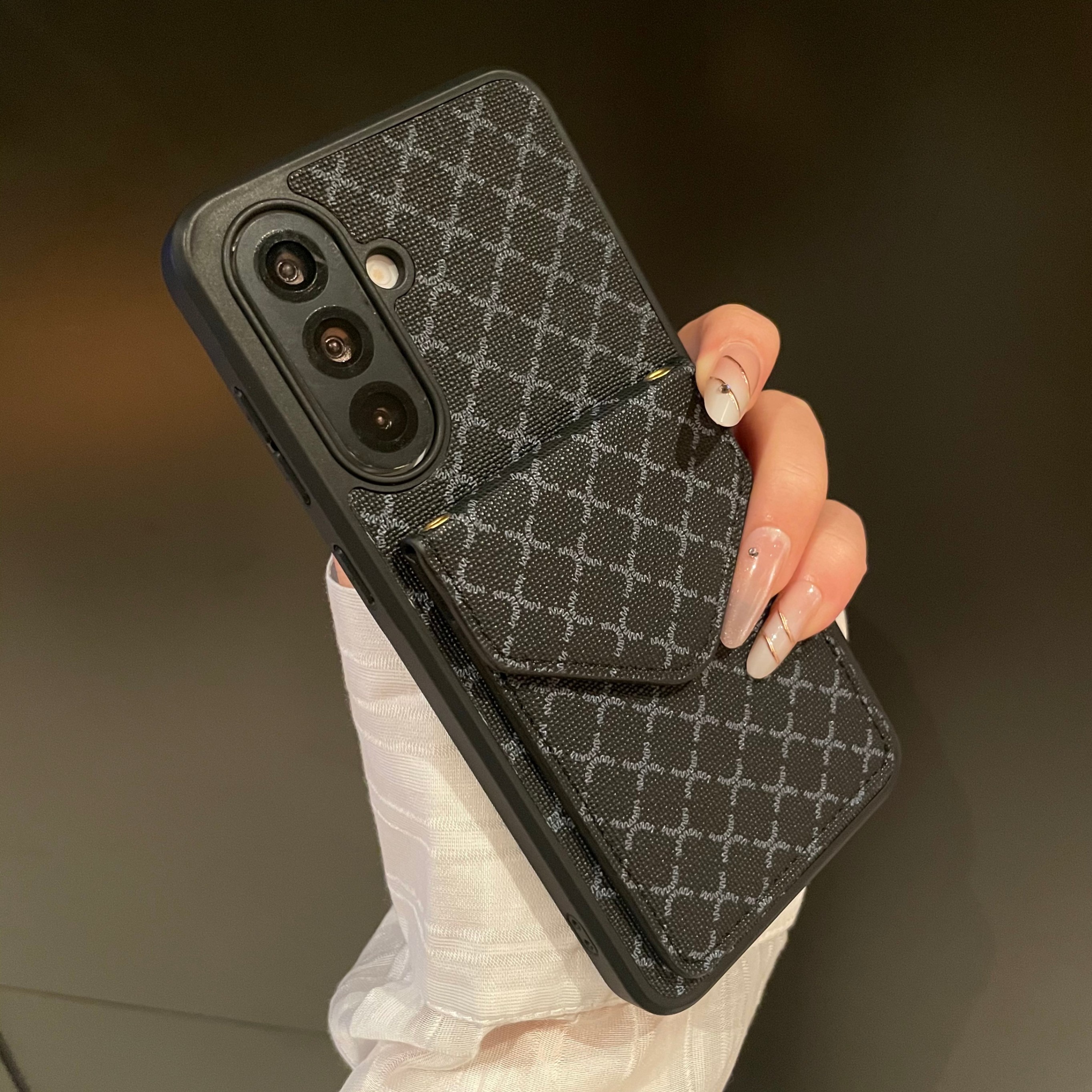 Galaxy A25 Stand & Holder Precise Fit - back view