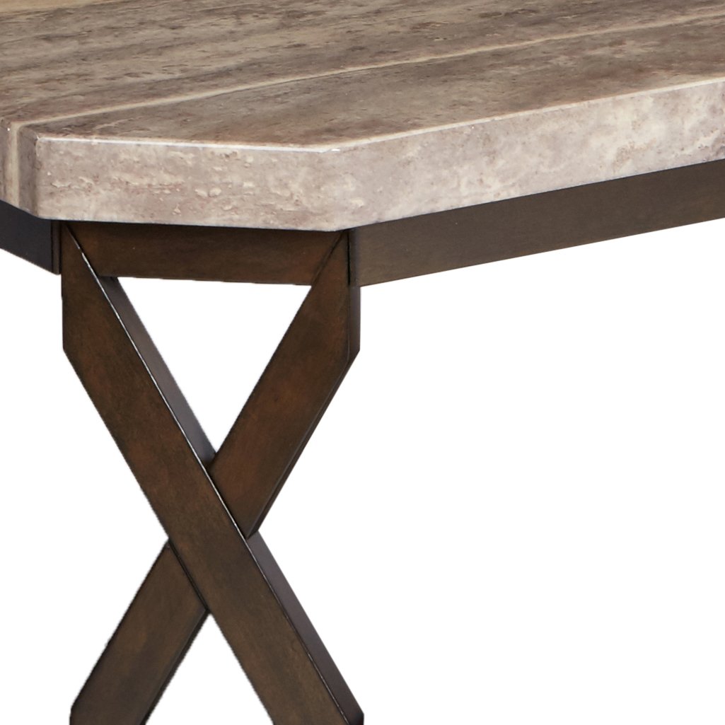 Faux Marble 3-Piece Table Set