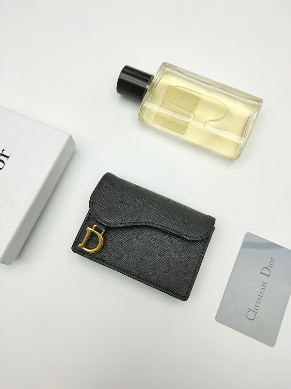 Dior Saddle Coin Purse Leather