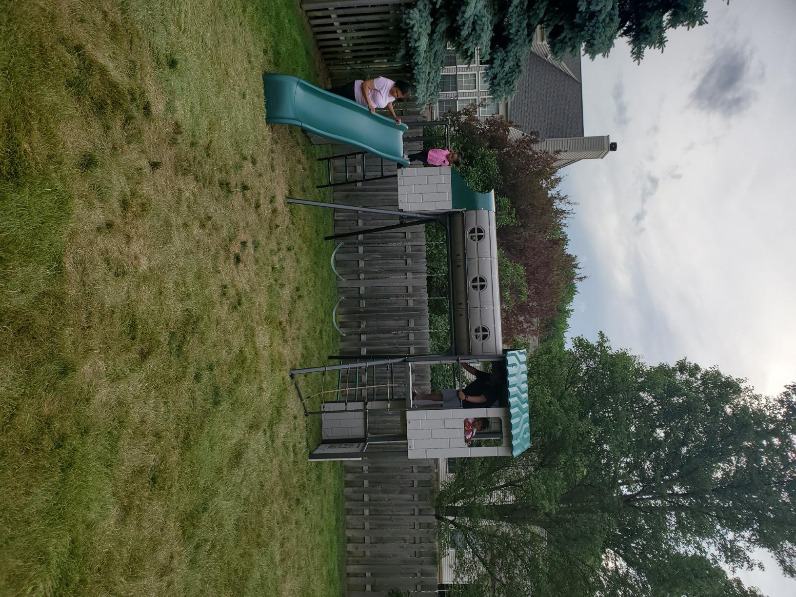 Lifetime Adventure Tunnel Swing Set