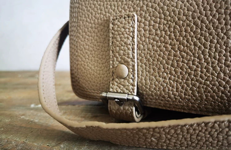 Genuine leather shoulder bag