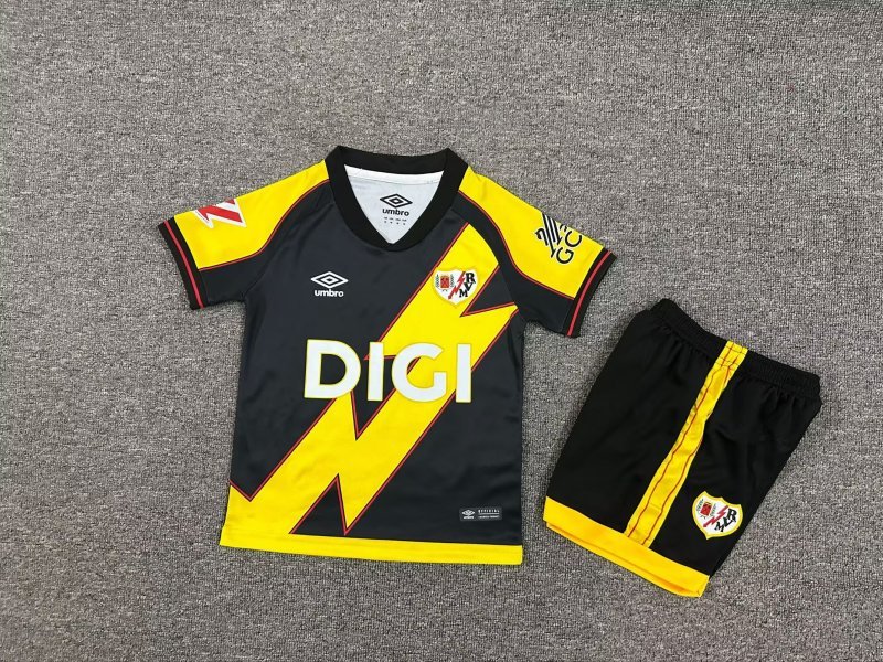 Kids Rayo Vallecano Thhird Jersey Suit 25/26