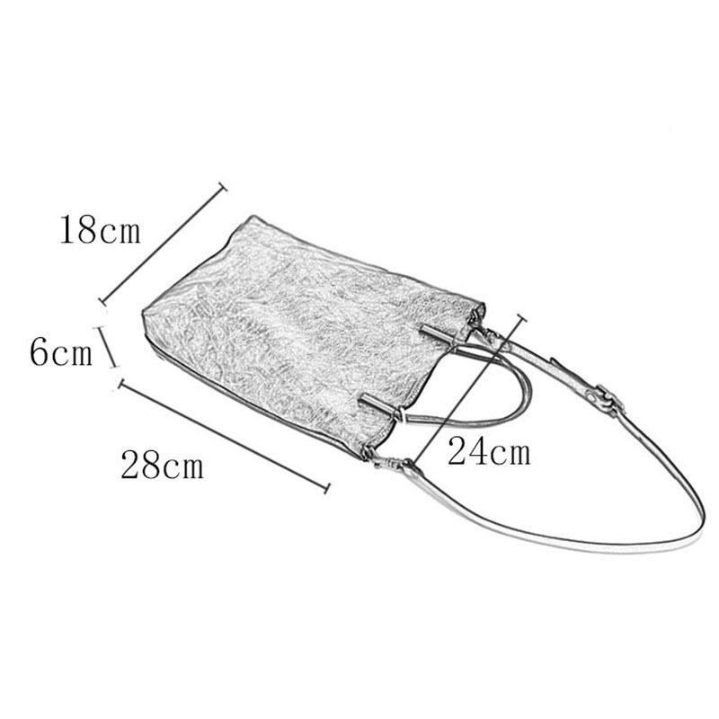 Minimalist Leather Bucket Bag
