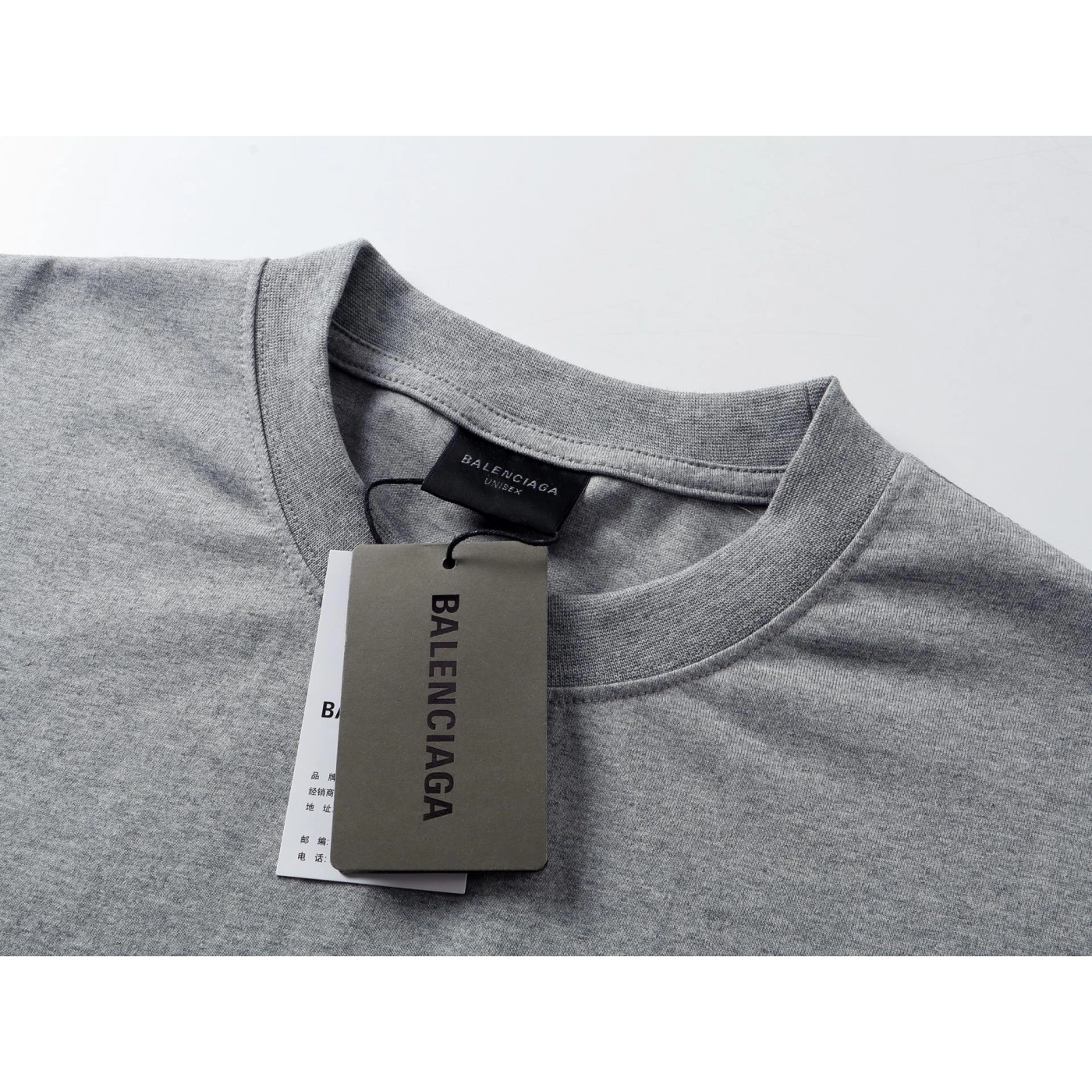 Balenciaga Retro Badge Icon Print T-Shirt Black/Gray