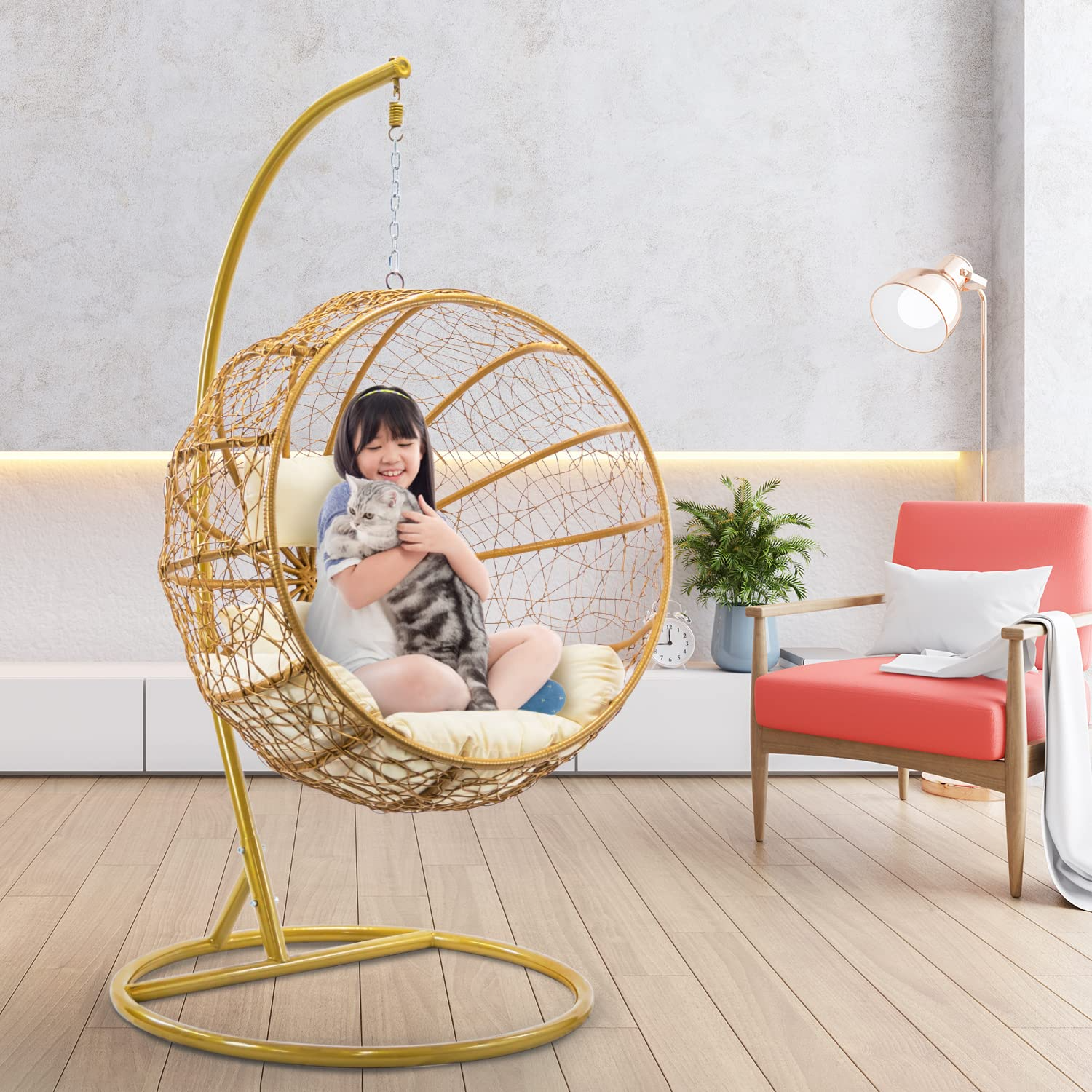 Porch Swing Chair with Stand