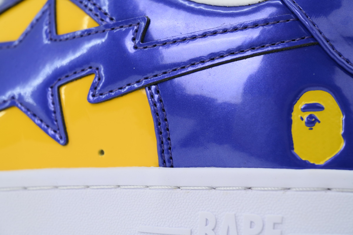 A BATHING APE BAPE Purple Yellow OZXSHM304911P