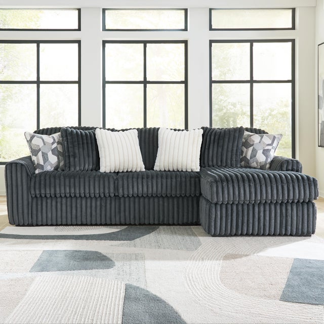 Midnight-Madness 2-Piece Sectional Sofa with Chaise