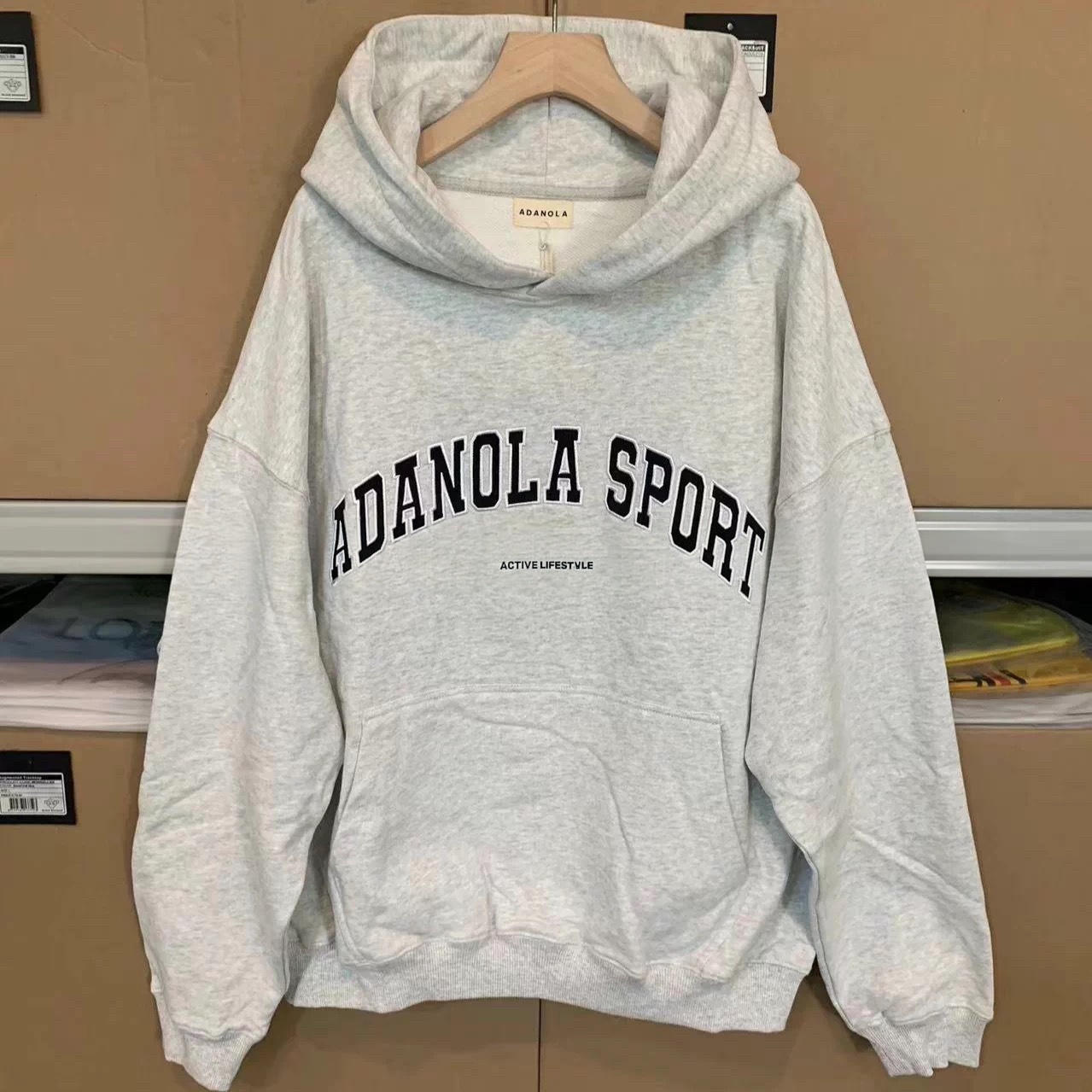 Adanola  Letter Print Hoodie