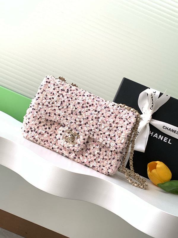 Chanel Boucle Flap Bag Blush
