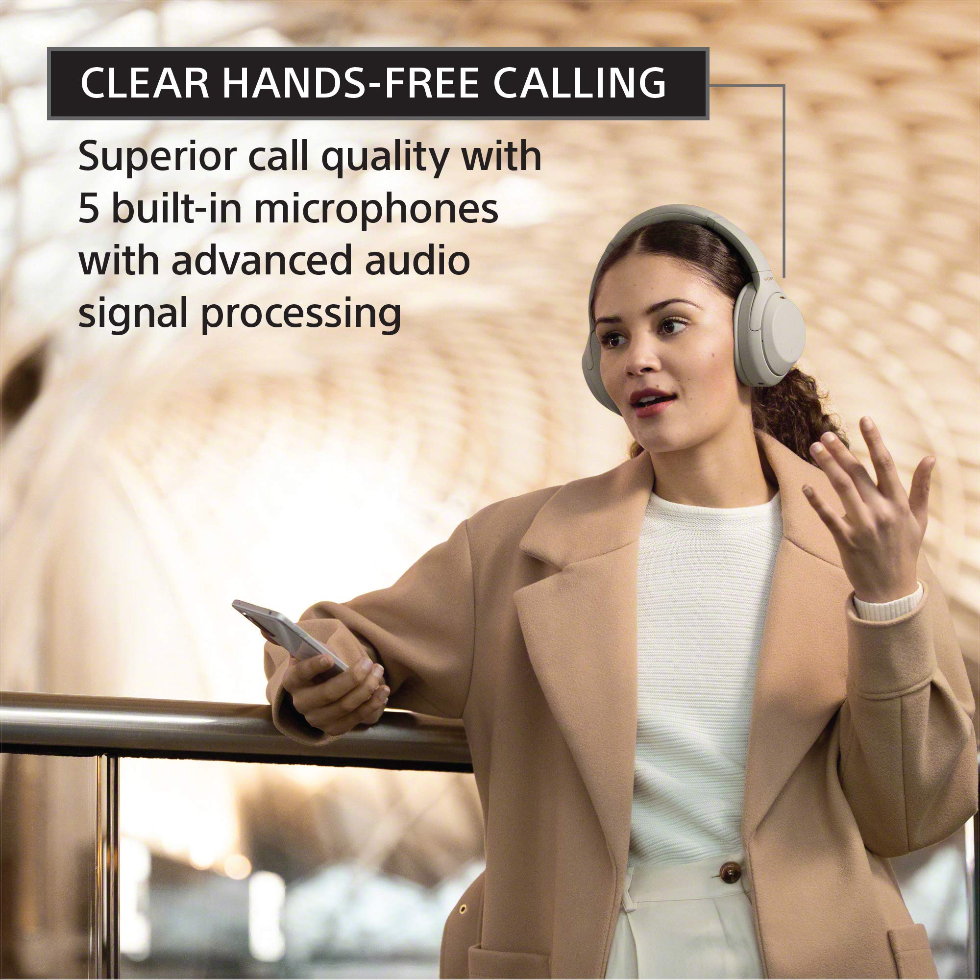 WH-1000XM4 Wireless Noise Canceling Overhead Headphones with Mic